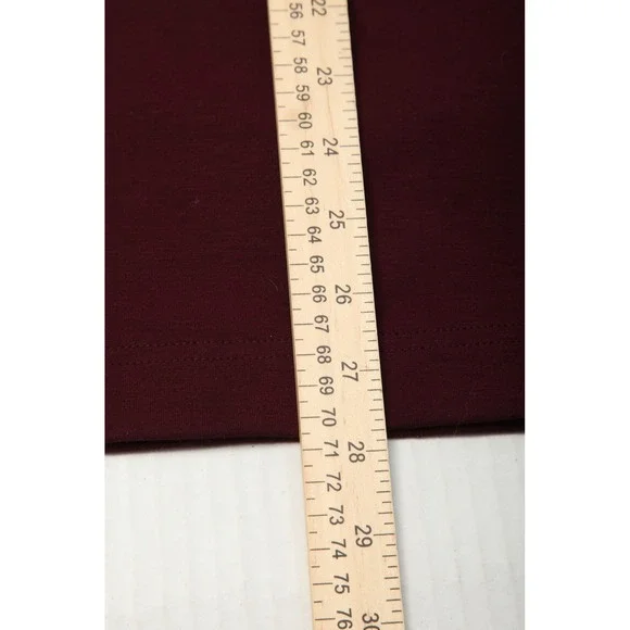 Johnston & Murphy XC4 Pullover Shirt Mens Large Maroon Quarter Zip Stretch - Picture 9 of 11